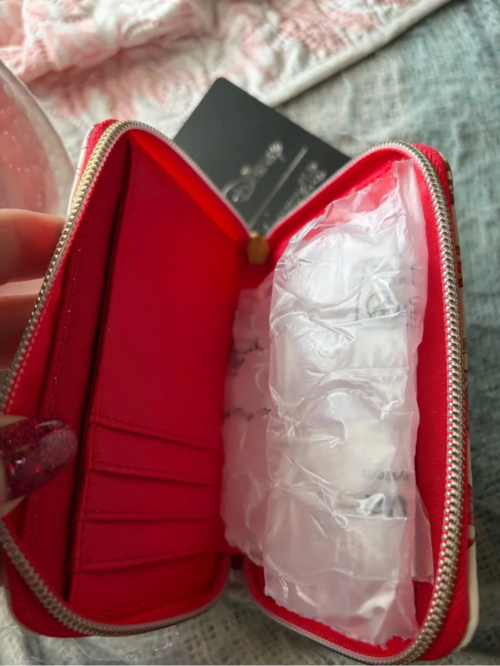 Loungefly Disney Mickey Mouse & Minnie Mouse Treats Mini Zipper Wallet